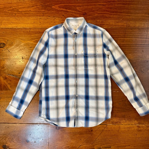 Calvin Klein Jeans Other - Calvin Klein Jeans. Blue and White‎ plaid Men’s Shirt. Size Small